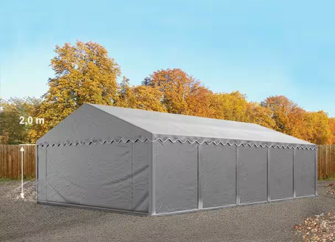 5x10m Lagerzelt, PVC-Plane – TIM-DAM