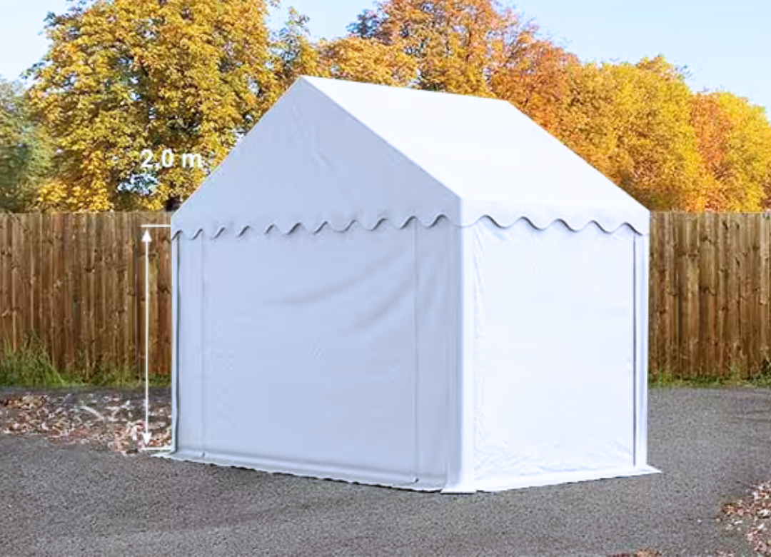 3x2 m Lagerzelt, PVC-Plane – TIM-DAM