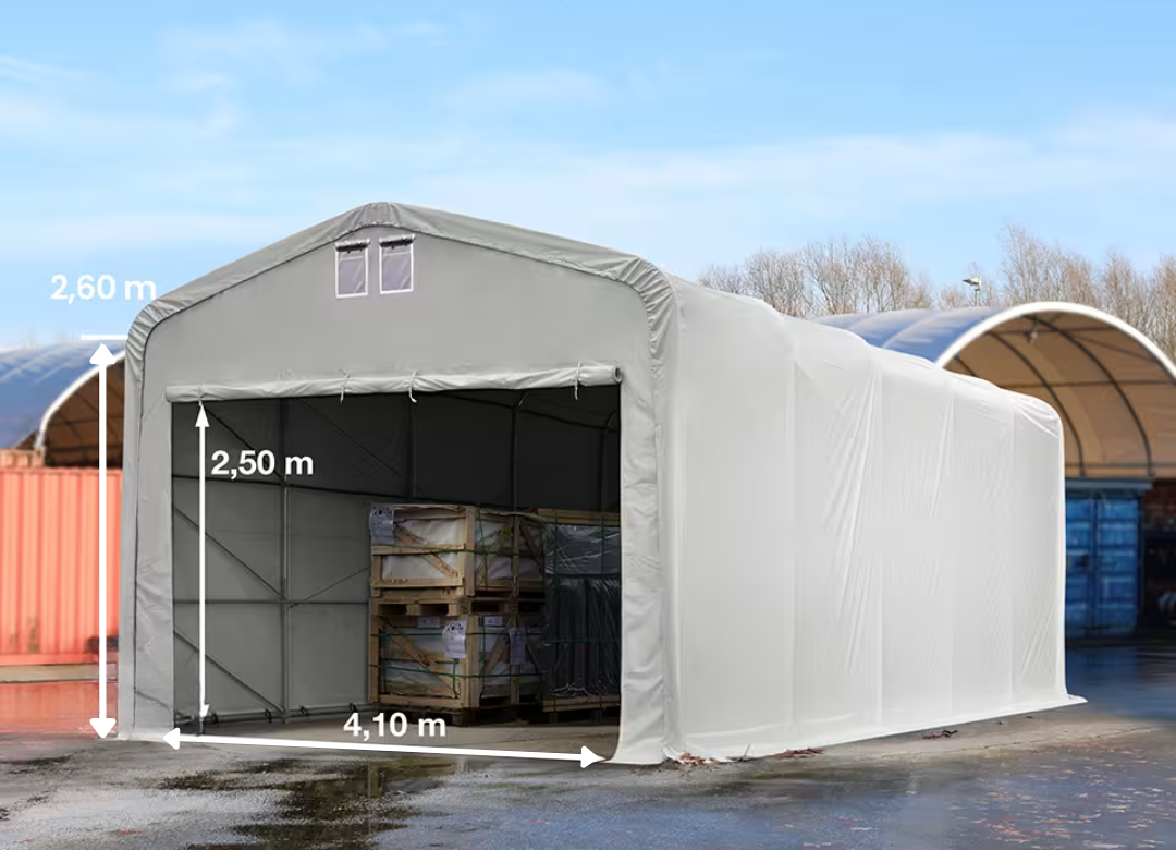 5x10 m "Wikinger" Storage tent hall 850 PVC