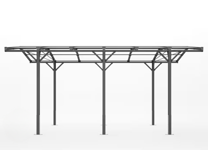 Nadstrešek za avto 2.85x5.05m, Antracit