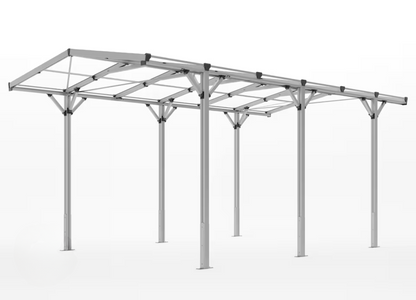 Carport,  2.85x5.05m, Anodized Aluminum