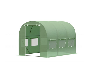 FOIL TUNNEL Garden Greenhouse -9m2 |2x4,5m | Green