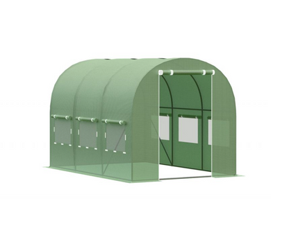 FOIL TUNNEL Garden Greenhouse -9m2 |2x4,5m | Green