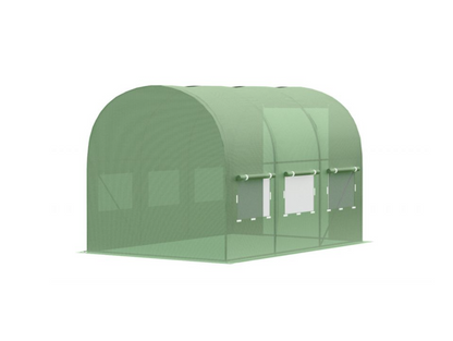 FOIL TUNNEL Garden Greenhouse -9m2 |2x4,5m | Green