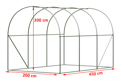 RASTLINJAK 9m2 -  2 x 4,5m | zelen