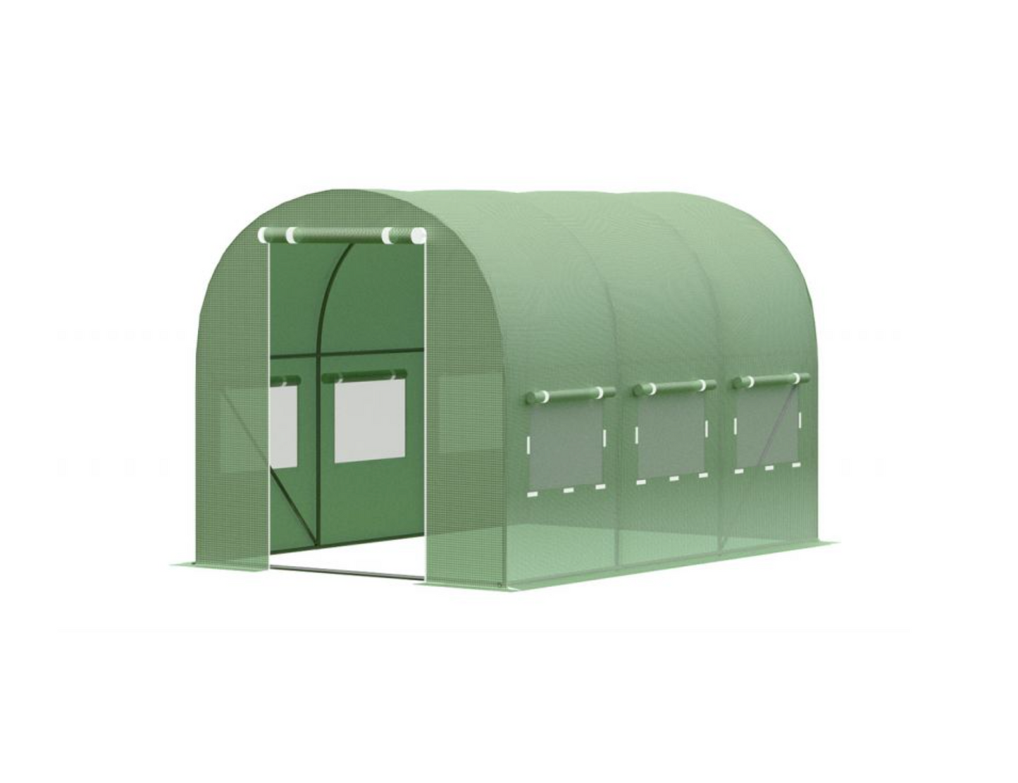 FOIL TUNNEL Garden Greenhouse - 6 m² | 2 x 3m | Green