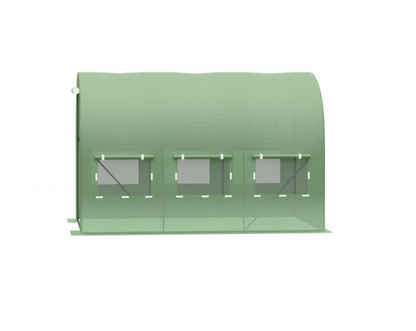 FOIL TUNNEL Garden Greenhouse - 6 m² | 2 x 3m | Green