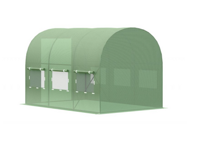 FOIL TUNNEL Garden Greenhouse - 6 m² | 2 x 3m | Green