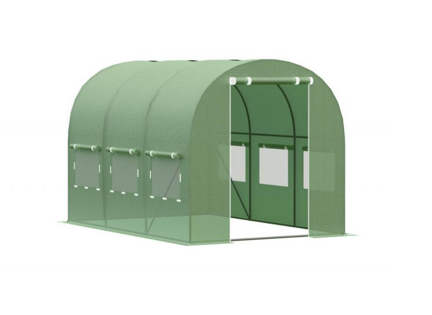 FOIL TUNNEL Garden Greenhouse - 6 m² | 2 x 3m | Green