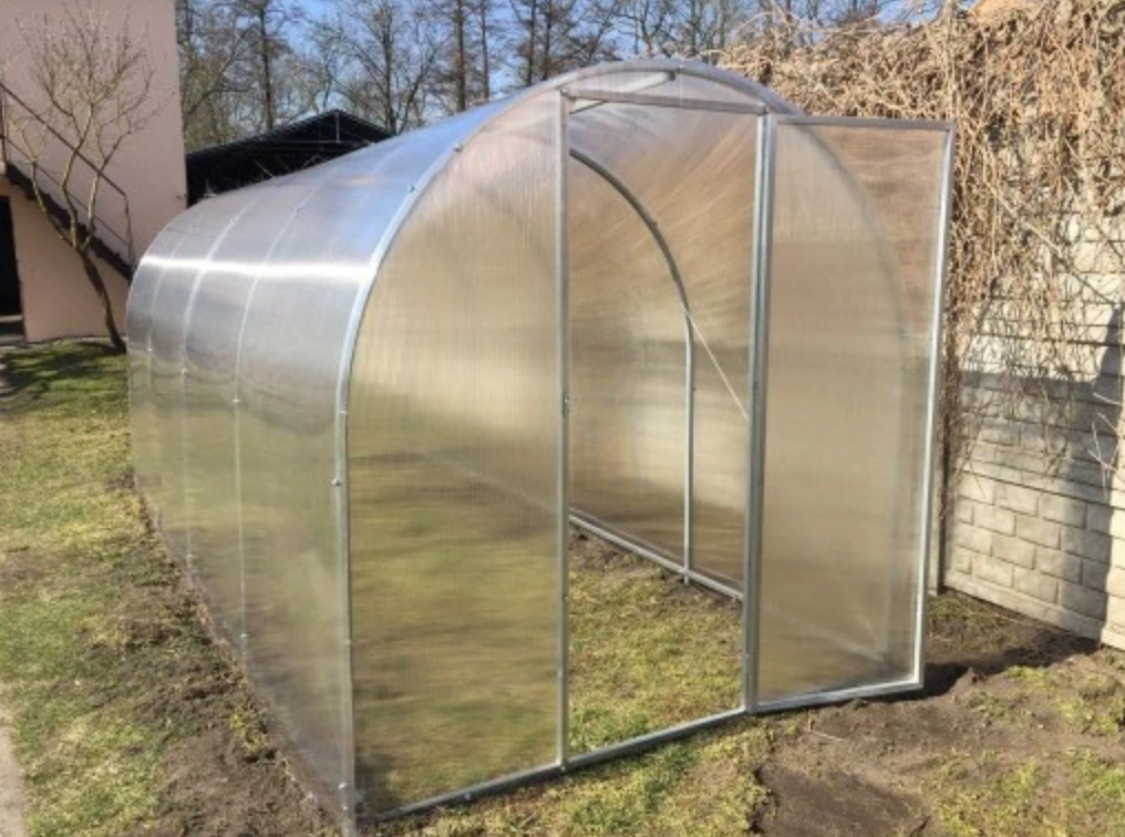 Compact Garden Tunnel Greenhouse 1.65m x 4m | Polycarbonate 4mm