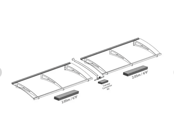 Connector for Door Canopy Aquila – EZ Link