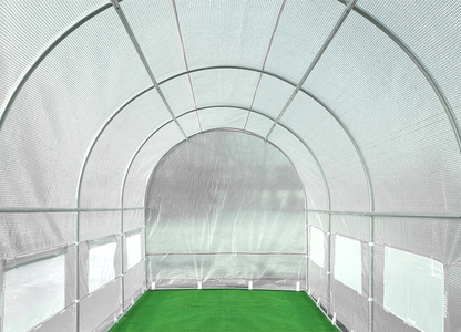 Garden Greenhouse -  2x3x2m | 6m2 | White.