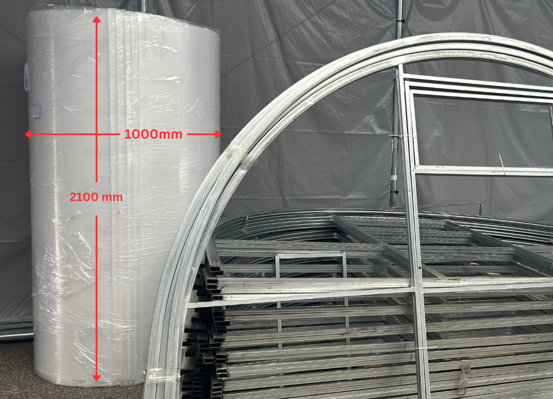 Garden Tunnel Greenhouse width 3m | Polycarbonate 4mm