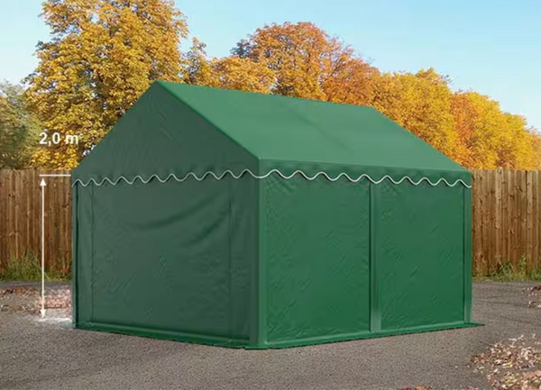 Professional Storage Tent 3x4 m, PVC 800, with Ground Frame – Ideal for Year-Round Use