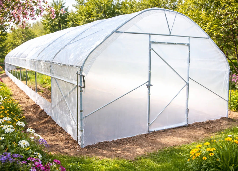 Professional Tunnel Greenhouse MART 5 × 50 m | 1.8 m Side Height | 180 µm Film (UV-5) | EU Made