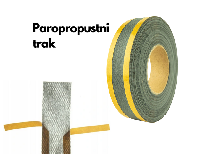 Protective tape set for greenhouses, including vapor-permeable adhesive tape and dustproof tape, each 25 meters long, for sealing polycarbonate panels with a thickness of 4-10 mm.

