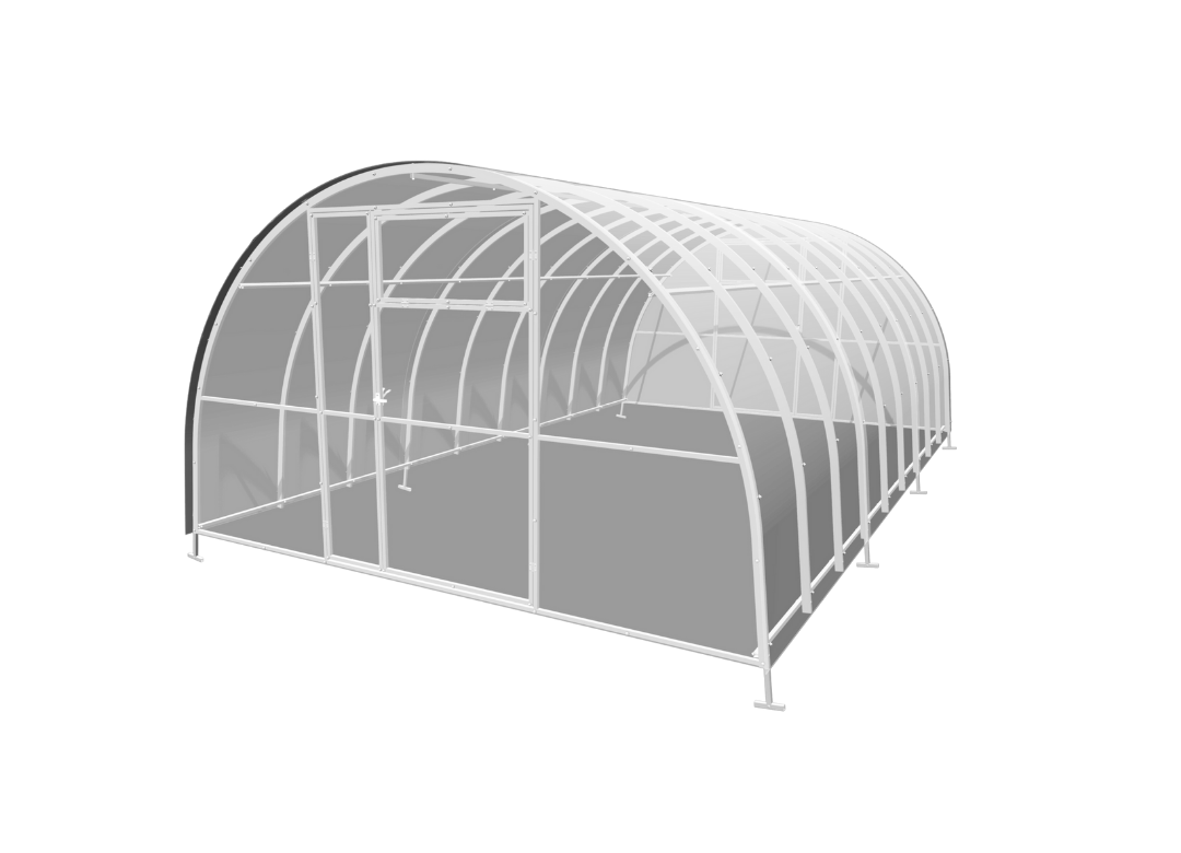 Greenhouse Titan PLUS | width 3,5 m | Polycarbonate