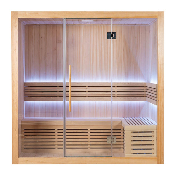 Dry sauna with HARVIA oven 4.5 kW 200x120x200cm 