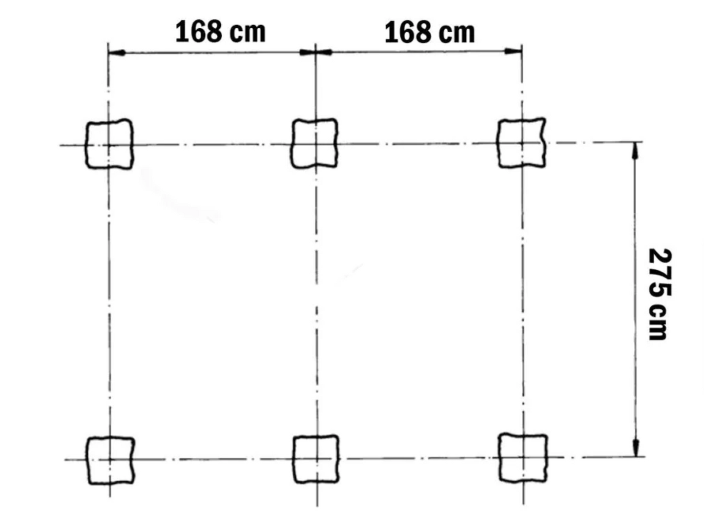 Carport,  2.85x5.05m, Anodized Aluminum