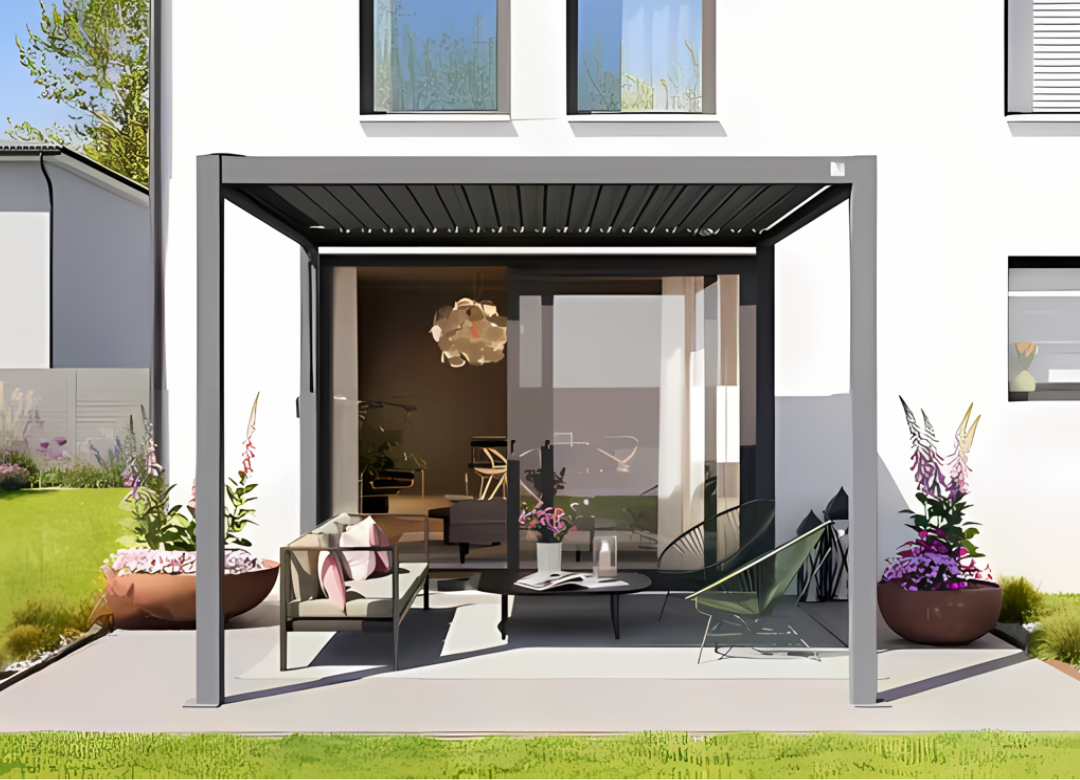 Elite Antracitna Pergola 3x3m