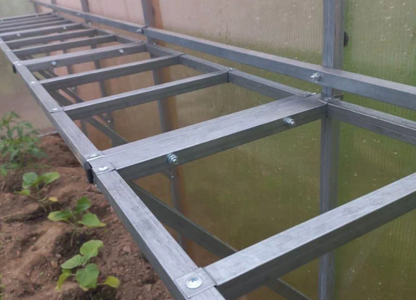 Shelf for Tunnel Greenhouses