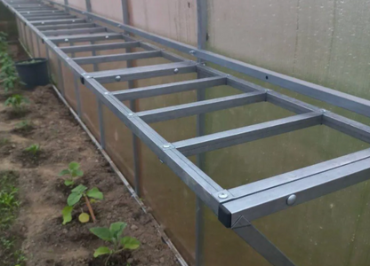 Shelf for Tunnel Greenhouses