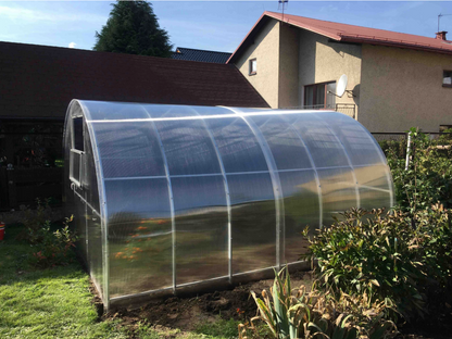 Gartentunnel-Gewächshaus Breite 3m | Polycarbonat 4mm