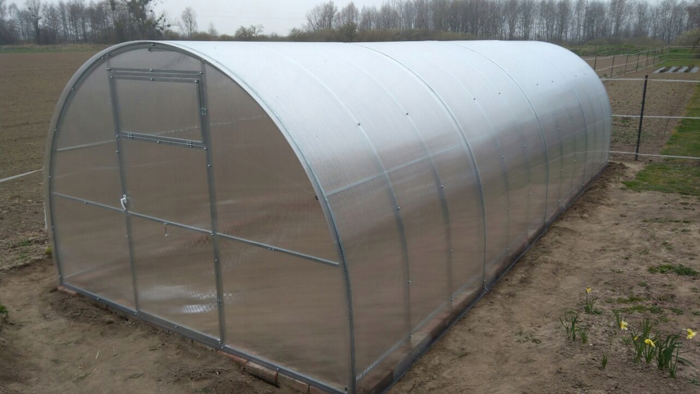 Garden Tunnel Greenhouse width 3m | Polycarbonate 4mm