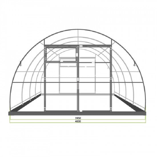 Greenhouse COMFORT PRO | Width - 4m