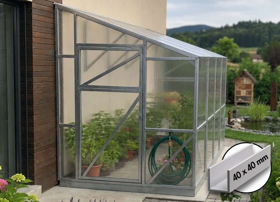 Wall-Mounted Greenhouse 1.5x4m – The Perfect Solution for Your Garden! 🌿